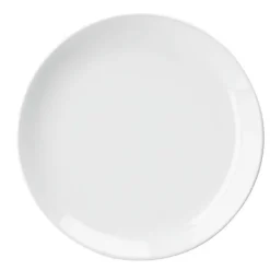 Serwis obiadowy porcelanowy MG Home Classic 12 elementów zestaw talerzy dla 4 osób biały