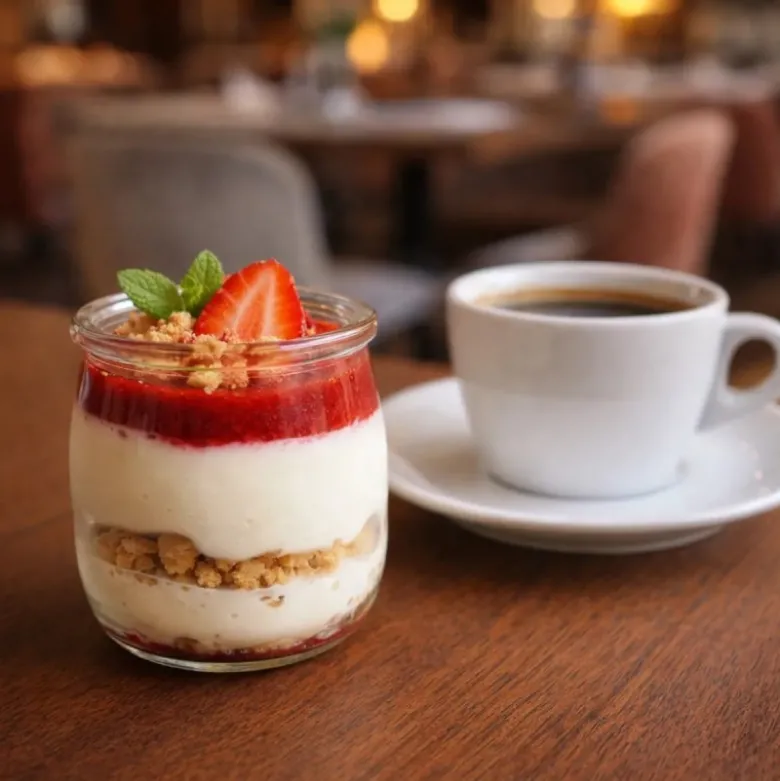 Słoiczki szklane 140 ml do deserów tiramisu komplet 12 szt Altom Design
