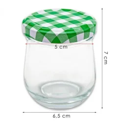 Słoiki baryłkowe na przetwory 500 ml zestaw 8 sztuk weki z pokrywkami TR-GJ-500