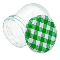 Słoiki baryłkowe na przetwory 500 ml zestaw 8 sztuk weki z pokrywkami TR-GJ-500