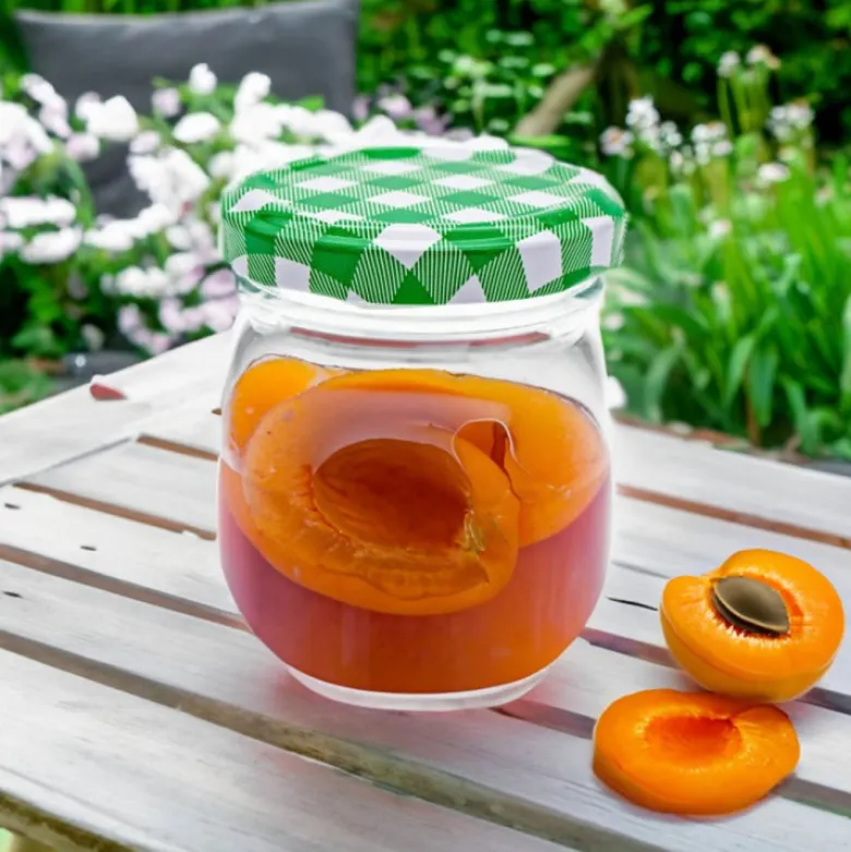 Słoiki baryłkowe na przetwory 300 ml zestaw 8 sztuk weki z pokrywkami TR-GJ-300