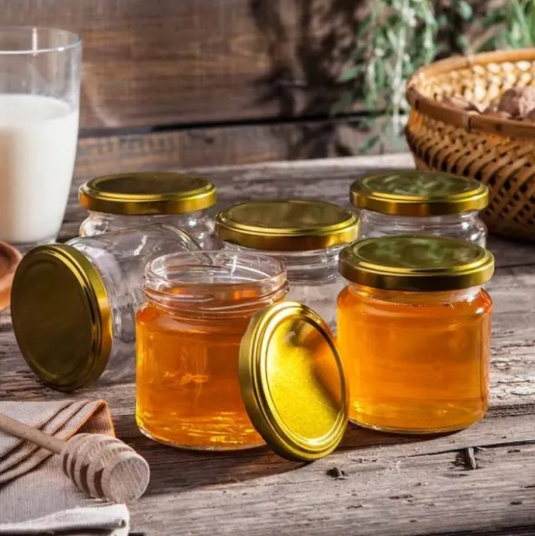 Słoiki szklane 200 ml na przetwory miód konfitury i dżemy typu twist z zakrętką komplet 6 szt Altom Design