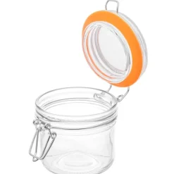 Słoiki szklane na przetwory 200 ml hermetyczne z klipsem zestaw 6 szt Altom Design