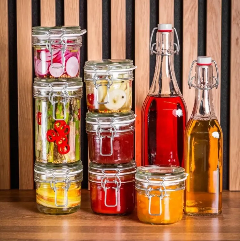 Słoik szklany na przetwory 200 ml hermetyczny z klipsem Altom Design