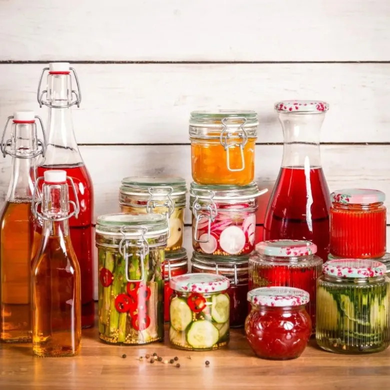 Słoik szklany na przetwory 200 ml hermetyczny z klipsem Altom Design