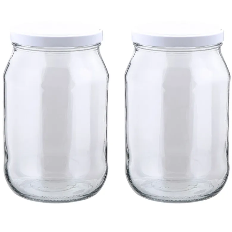 Słoik szklany na przetwory 1700 ml z zakrętką FI100 6Z zestaw 2 szt Altom Design