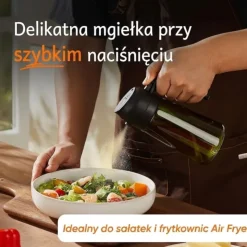 Spryskiwacz szklany dozownik do oliwy oleju GierekHoff Olive zielony atomizer spray 450 ml szklana butelka
