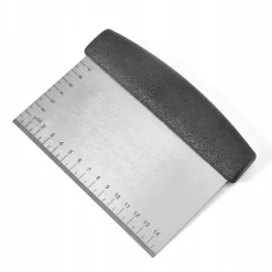 Stalowa łopatka packa 16x12 cm skrobka do tortu ciast z miarką KM 7814 Kamille