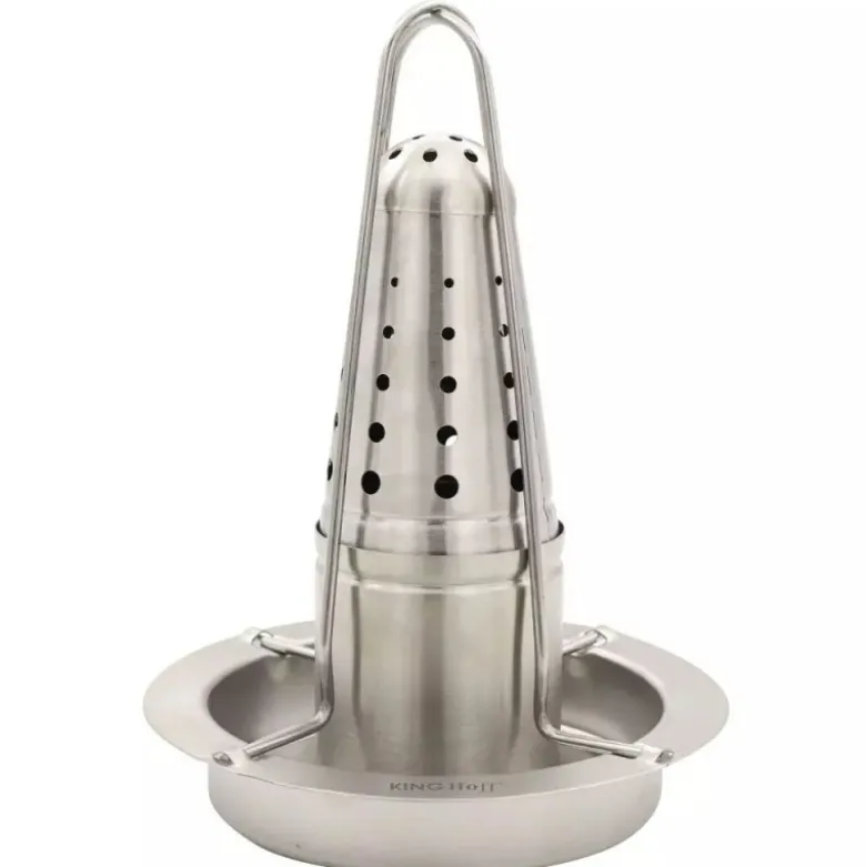 Stojak do pieczenia kurczaka uchwyt ze stali nierdzewnej Kinghoff KH 1880