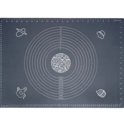 Stolnica silikonowa do ciasta mata 64x45 cm szara Vilde