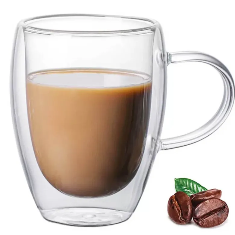 Szklanka termiczna 350 ml z podwójnymi ściankami do kawy herbaty Tragar TR-36-2