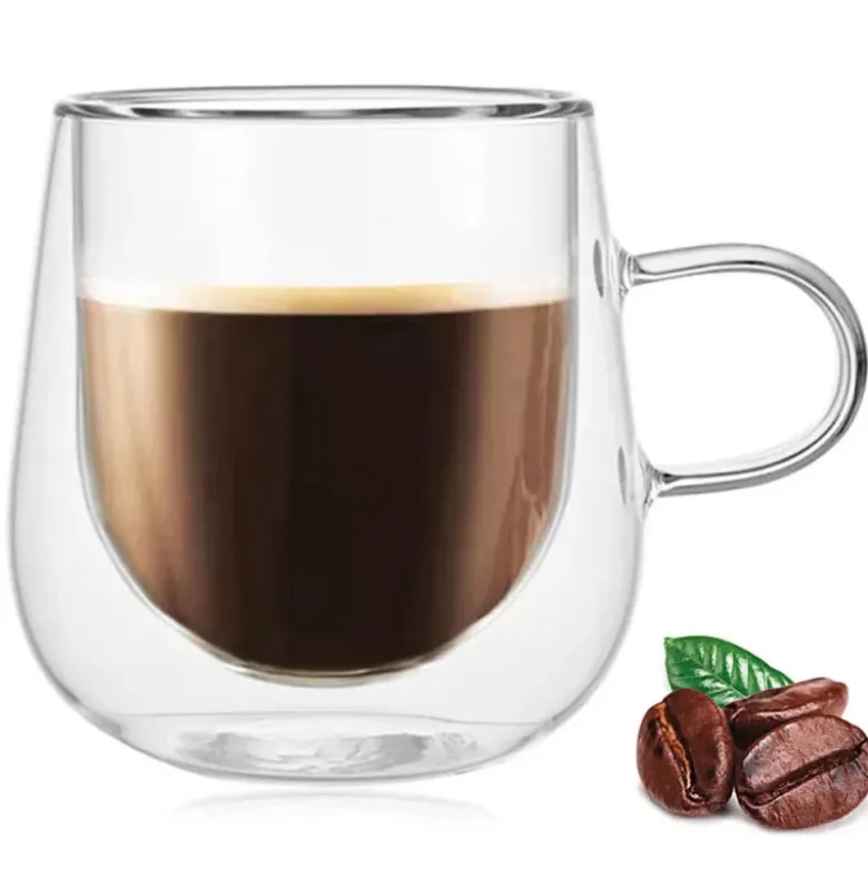 Szklanka termiczna 250 ml z podwójnymi ściankami do kawy herbaty Tragar TR-41-1