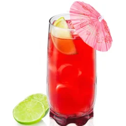 Szklanki do drinków wysokie Glasmark kolorowe dno 350 ml zestaw 6 szklanek