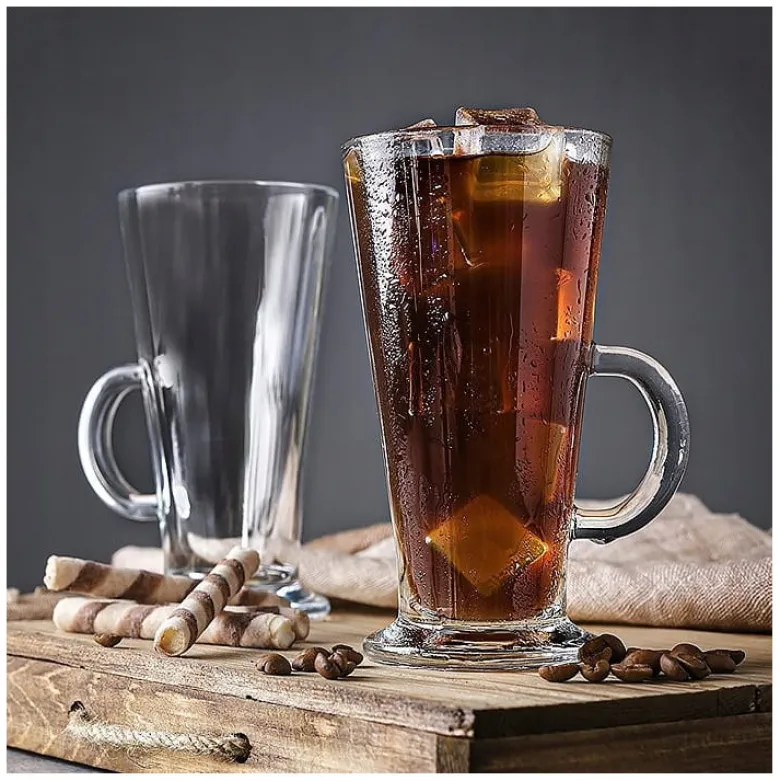 Szklanki do kawy latte Florina Boston 275 ml wysokie zestaw 6 sztuk