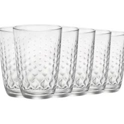 Szklanki do napojów drinków Bormioli Glit 400 ml zestaw 6 szklanek