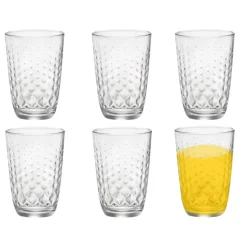 Szklanki do napojów drinków Bormioli Glit 400 ml zestaw 6 szklanek