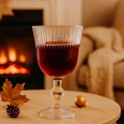 Szklanki do napojów kielichy do wody wody soku na stopce Altom Design Vivienne 320 ml zestaw 6 szt