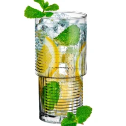 Szklanki do napojów soków wysokie Glasmark Helena 350 ml zestaw 6 szklanek