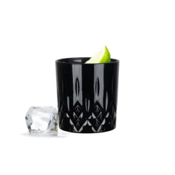 Szklanki do whisky drinków zestaw 6 szklanek 280 ml czarne