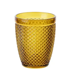 Szklanki do wody 260 ml niskie Florina Alexis Amber bursztynowe złote zestaw 6 sztuk