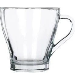 Szklanki klasyczne z uchem do kawy i herbaty 250 ml zestaw 6 sztuk Vilde