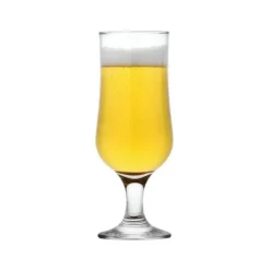 Szklanki na nóżce kieliszki koktajlowe 330 ml pokale do piwa zestaw 6 sztuk Glasmark