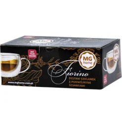 Szklanki termiczne do kawy 300 ml latte MG Home komplet 4 szt szklanek