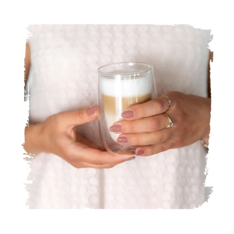 Szklanki termiczne Florina Malachit 250 ml zestaw 2 sztuki