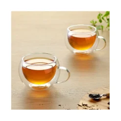 Szklanki termiczne RENZA do kawy 300 ml latte komplet 4 szt szklanek
