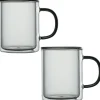 Szklanki termiczne z szarym wnętrzem 300 ml komplet 2 szt MGHOME