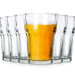 Szklanki wysokie do soków napojów 360 ml zestaw 6 sztuk Vilde