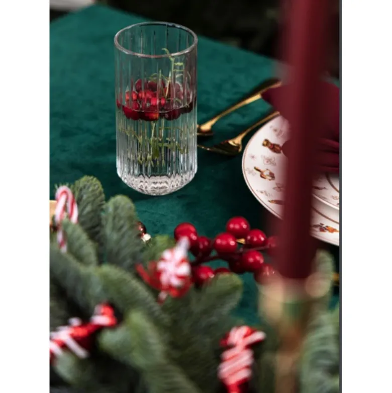 Szklanki wysokie do wody whisky Florina Stretto 390 ml szklane zestaw 6 sztuk