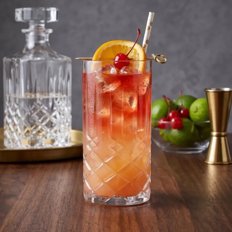 Szklanki wysokie 360 ml do napojów drinków Altom Splendor zestaw 6 sztuk