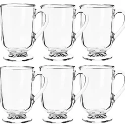 Szklanki z uchem 310 ml Altom Werona kubki do herbaty kawy latte macchiato komplet 6 sztuk