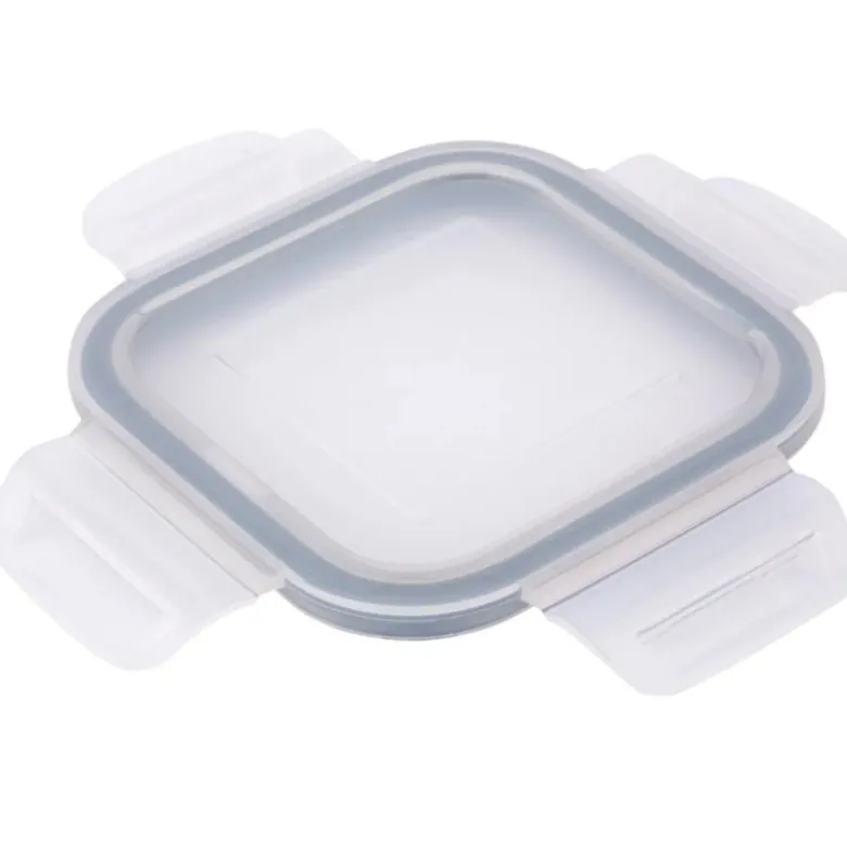 Szklany pojemnik 450 ml na żywność jedzenie Altom Design Fresh pudełko z pokrywką lunchbox kwadratowy hermetyczny