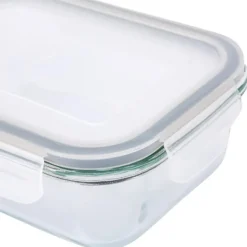 Szklany pojemnik 1500 ml na żywność jedzenie Altom Design Fresh pudełko z pokrywką lunchbox prostokątny hermetyczny