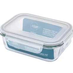 Szklany pojemnik 1000 ml na żywność jedzenie Altom Design Fresh pudełko z pokrywką lunchbox prostokątny hermetyczny