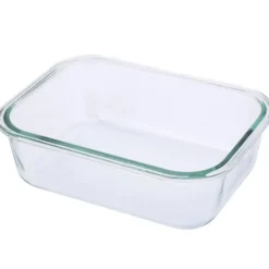 Szklany pojemnik 650 ml na żywność jedzenie Altom Design Fresh pudełko z pokrywką lunchbox prostokątny hermetyczny