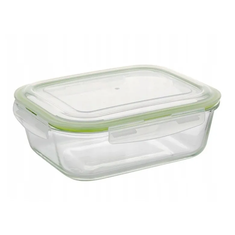 Szklany pojemnik 1040 ml na żywność jedzenie Florina Frigo pudełko z pokrywką lunchbox prostokątny hermetyczny