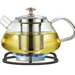 Szklany zaparzacz do herbaty kawy ziół dzbanek 1000 ml Kamille 100616L
