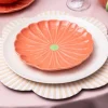 Talerz deserowy ceramiczny 20 cm Altom Koral do ciasta deserów