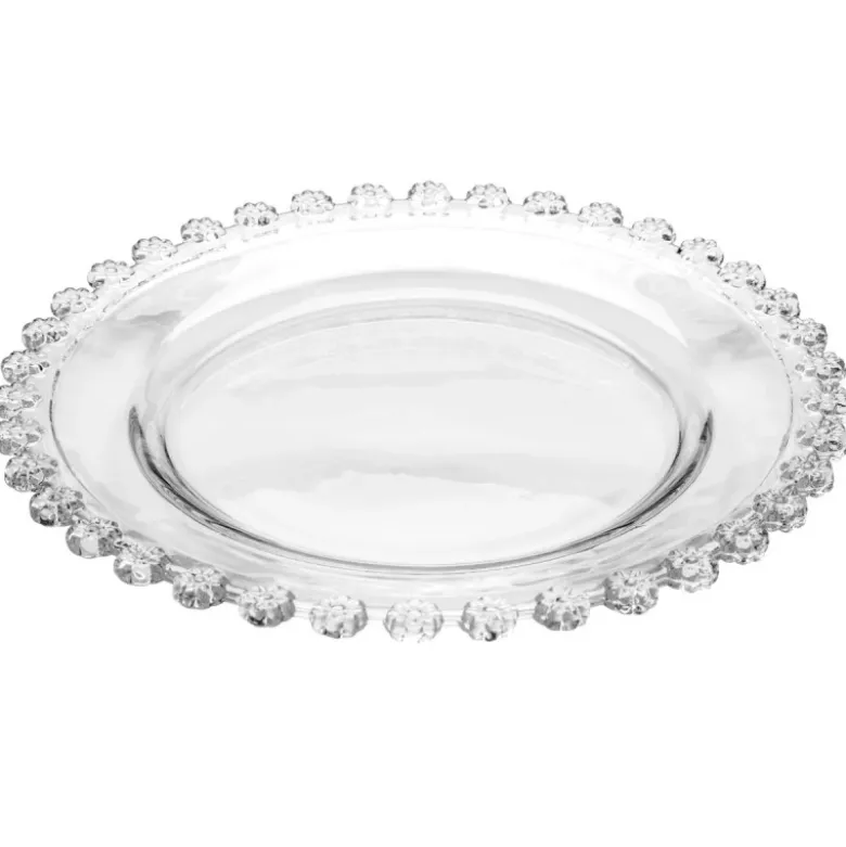 Talerz deserowy szklany 19,5 cm spodek na ciasto Altom Design Bloom