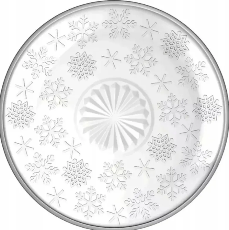 Talerz szklany deserowy 17,5cm w ścieżynki do ciasta Altom Design