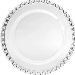 Talerz szklany deserowy 19,5cm w serduszka do ciasta Altom Design Love