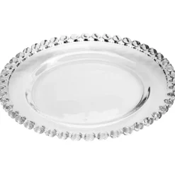 Talerz szklany deserowy 19,5cm w serduszka do ciasta Altom Design Love