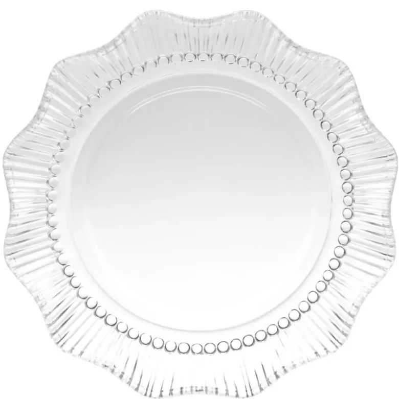 Talerzyki deserowe 17 cm szklane Altom Design Vivienne zestaw 6 sztuk spodek na ciasto deser