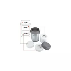 Termos obiadowy na żywność 1.5l + 3 pojemniki KH 4075 KingHoff