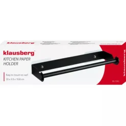 Uchwyt stalowy wieszak na ręcznik kuchenny czarny Klausberg KB 7585