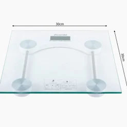 Waga łazienkowa elektroniczna szklana z wyświetlaczem LCD KM 7112 Kamille