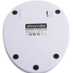Waga kuchenna elektroniczna z wyświetlaczem LCD biała KM 7101 Kamille